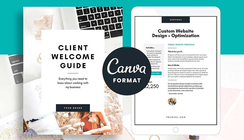 نرم افزار طراحی بروشور canva