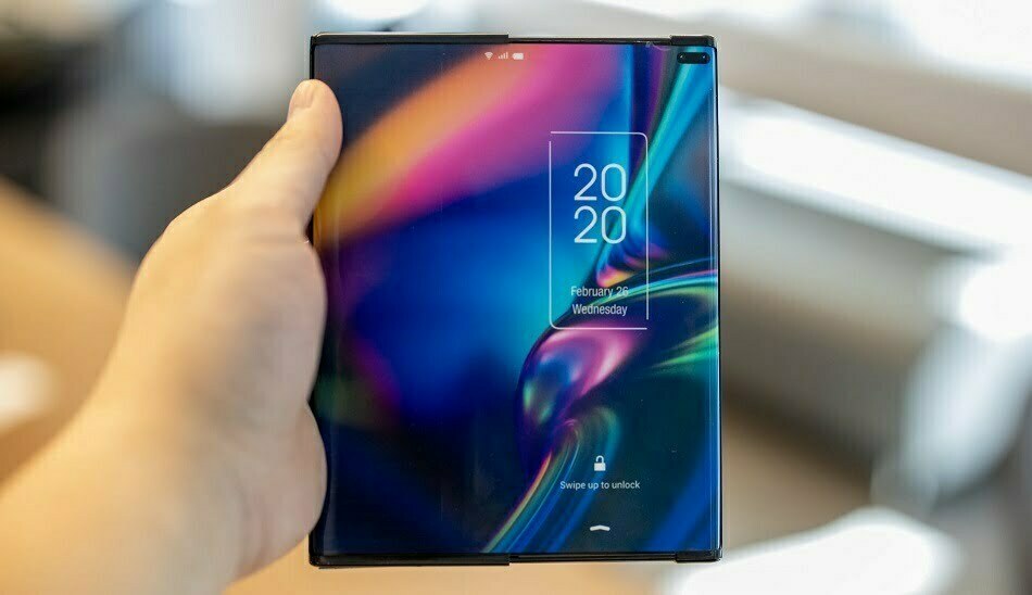 tcl rollable trifold / قیمت گوشی tcl تاشو