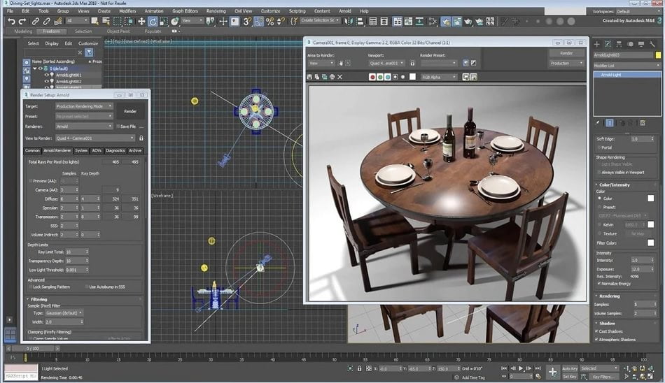 3D max / نرم افزار تولید محتوا