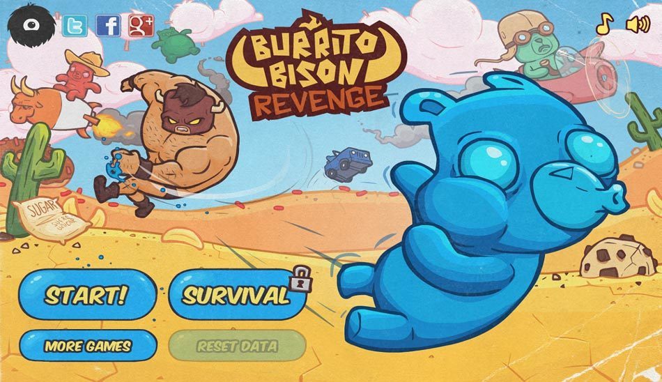 Burrito-Bison-Revenge / اجرای بازی فلش