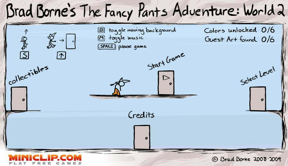 Fancy-Pants-Adventure-2 / اجرای بازی فلش