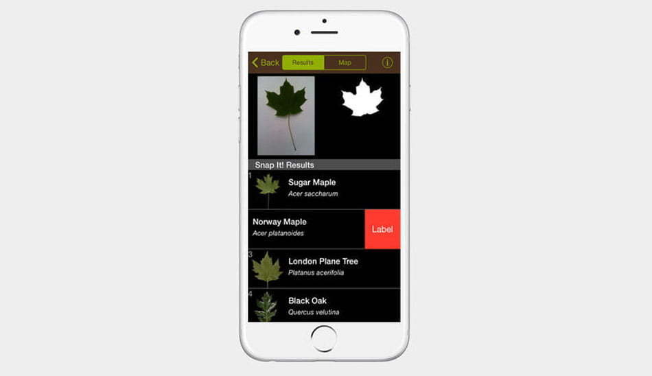 Leafsnap/ نرم افزار ذخیره مسیر حرکت