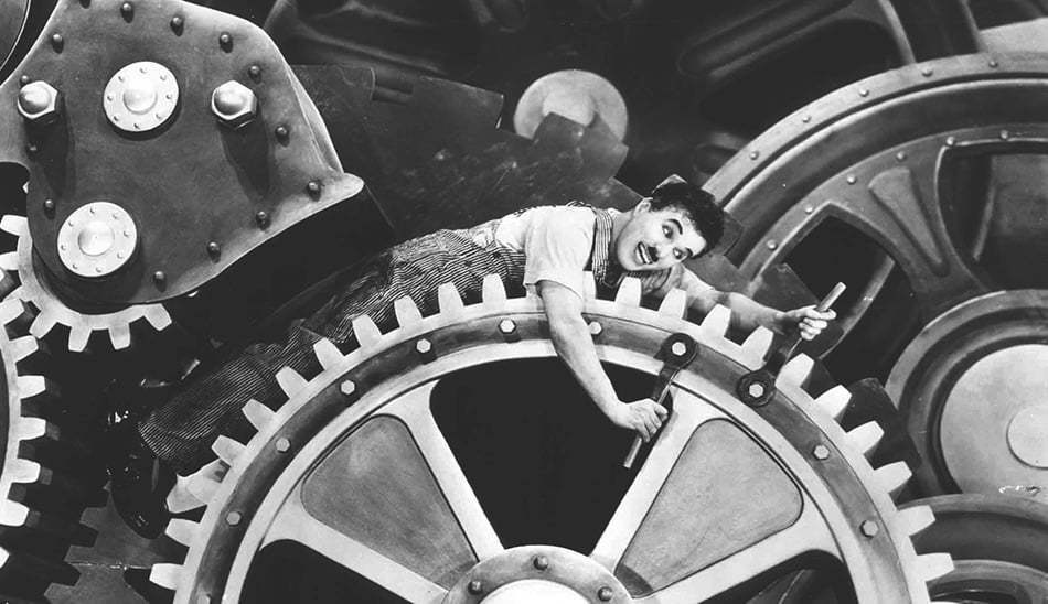 فیلم Modern Times/بهترین فیلم های صامت تاریخ سینما/فیلم های صامت چارلی چاپلین