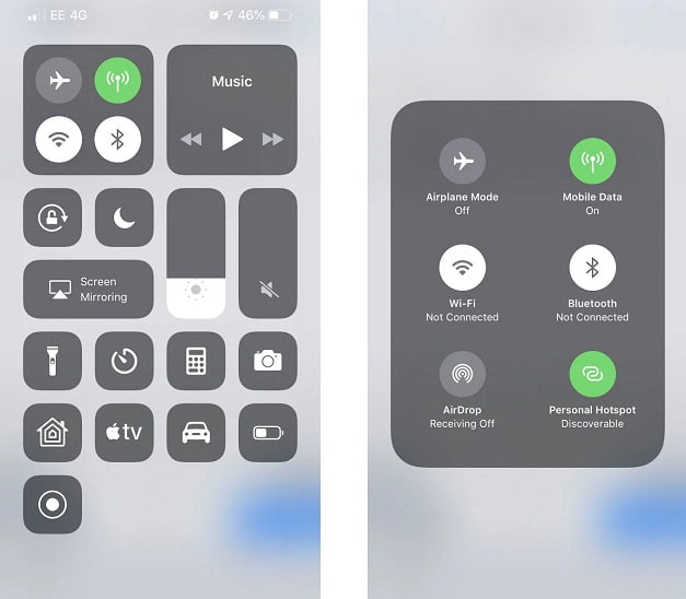 iPhone hotspot / برنامه اتصال آیفون به کامپیوتر