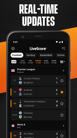 برترنی برنامه فوتبال نتایج فوتبال / اپلیکیشن نتایج زنده فوتبال