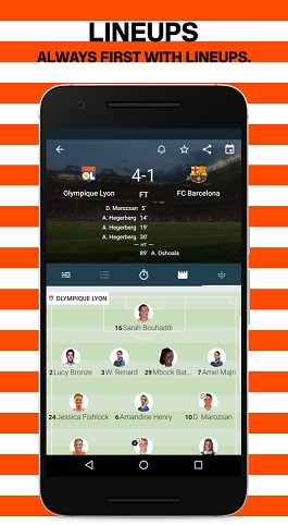 برترنی برنامه فوتبال نتایج فوتبال / اپلیکیشن نتایج زنده فوتبال