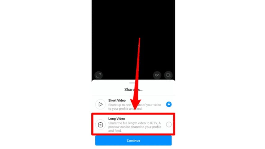 نحوه گذاشتن igtv در اینستاگرام