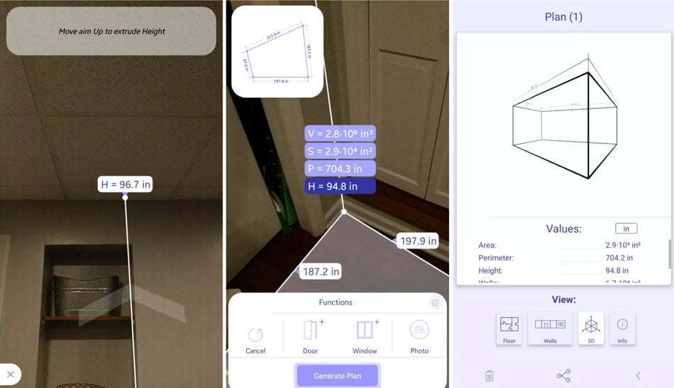 ARPlan-3D/ بهترین برنامه های فاصله سنج