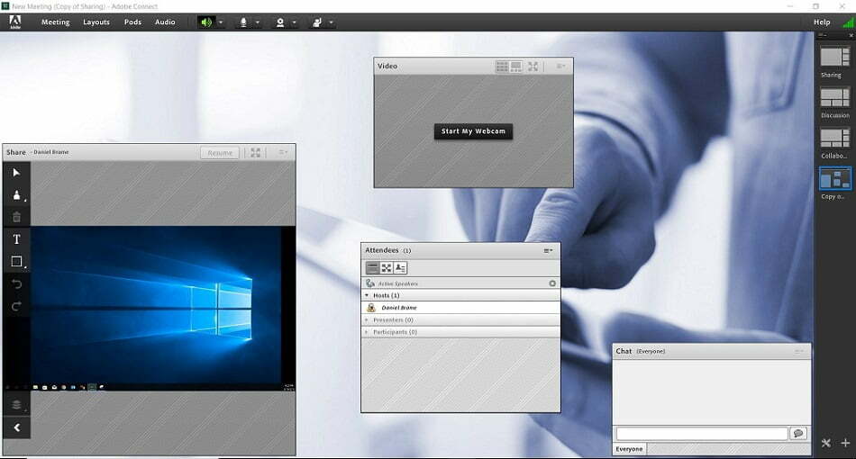 نحوه کار با نرم افزار adobe connect / آموزش استفاده از برنامه ادوبی کانکت