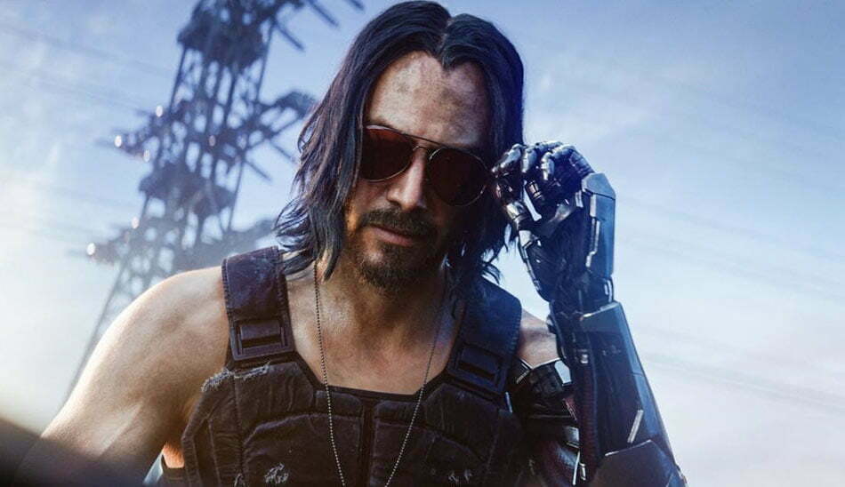 کیانو ریوز در بازی Cyberpunk 2077
