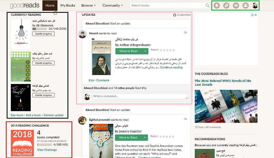 بهترین کتاب های گودریدز سال ۱۴۰۱