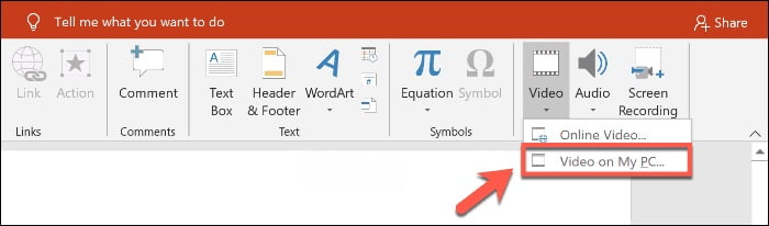 PowerPoint / ویدیو در پاورپوینت
