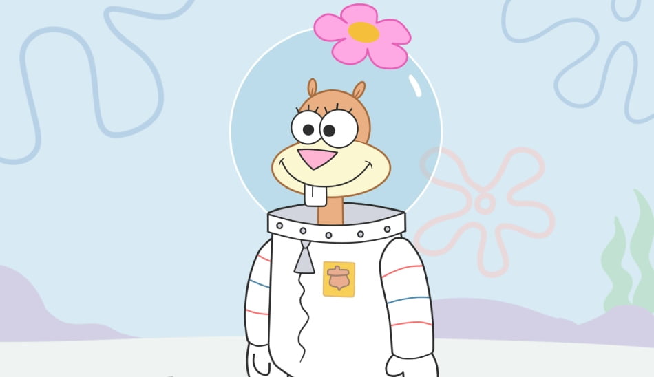 Sandy Cheeks . کمپ کورال قسمت اول