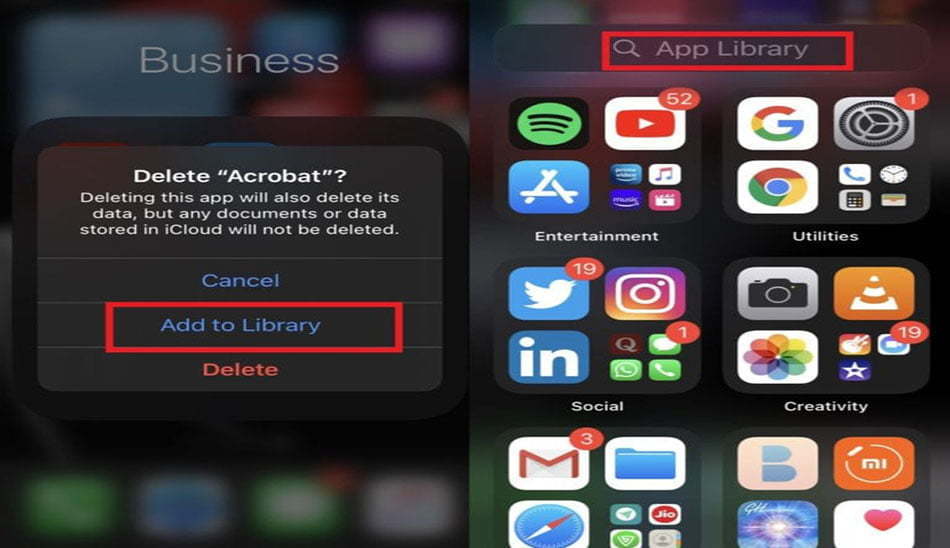 ترفند آیفون / اضافه کردن برنامه به app library
