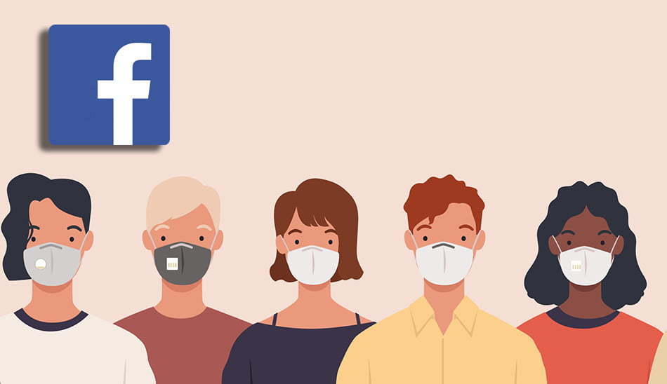 حذف اکانت های مخالف ماسک زدن