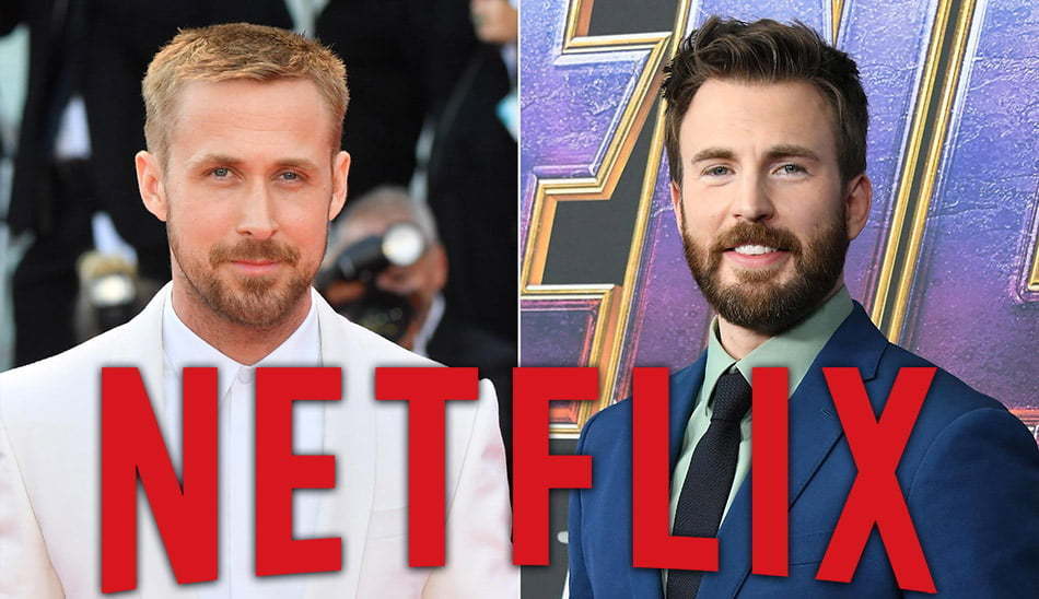 Netflix . پر هزینه ترین فیلم نتفیلیکس . رایان گاسلینگ و کریس ایوانز