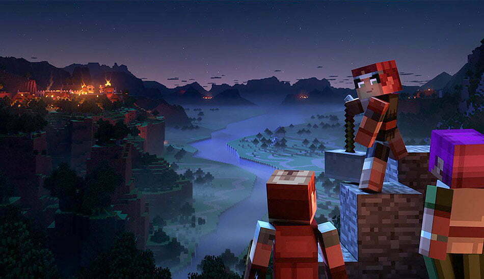 بازی minecraft dungeons برای گوشی