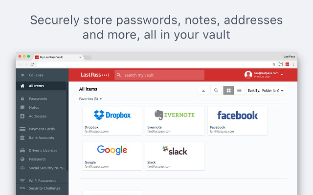 بهترین پلاگین های گوگل - LastPass