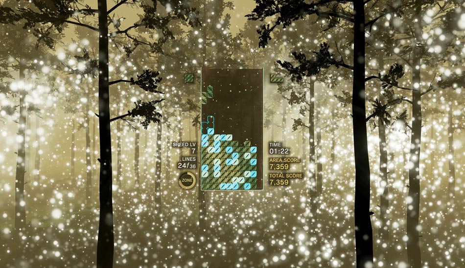 نقد بازی tetris effect / گیم پلی بازی tetris effect