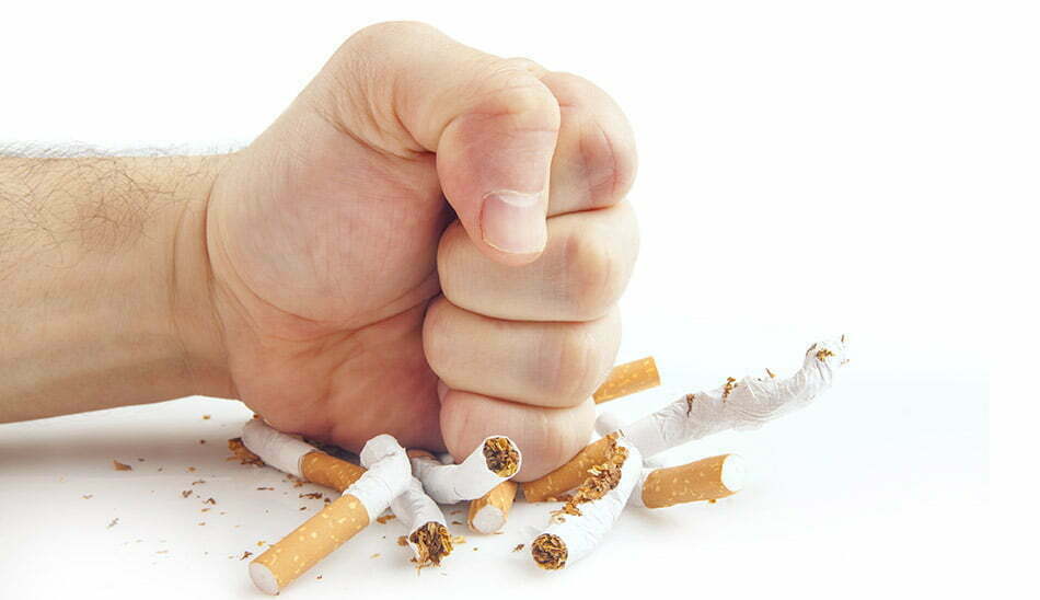 abrupt smoking cessation