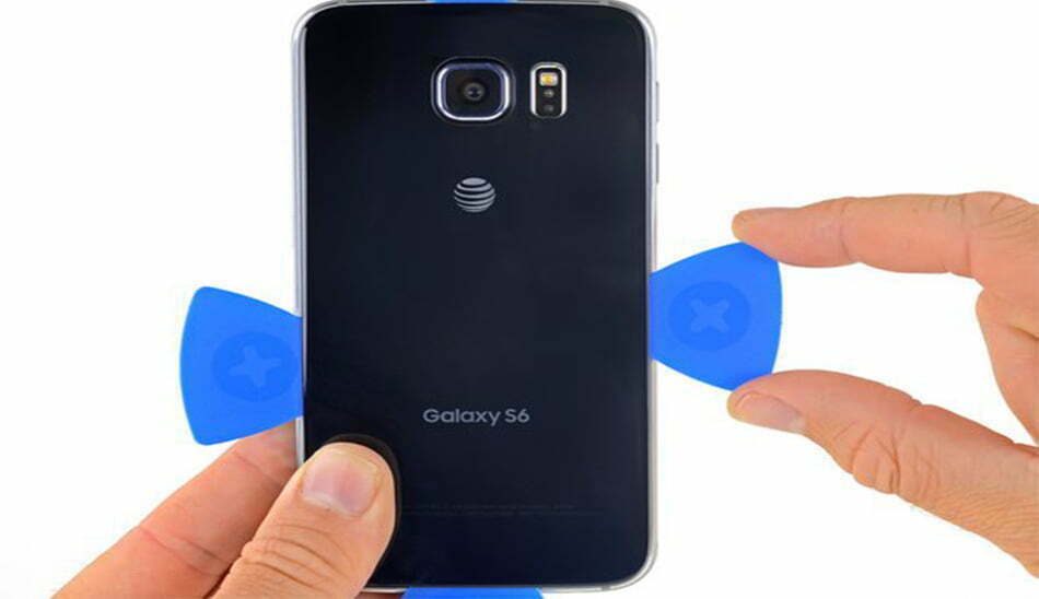 تعویض باتری Samsung S6