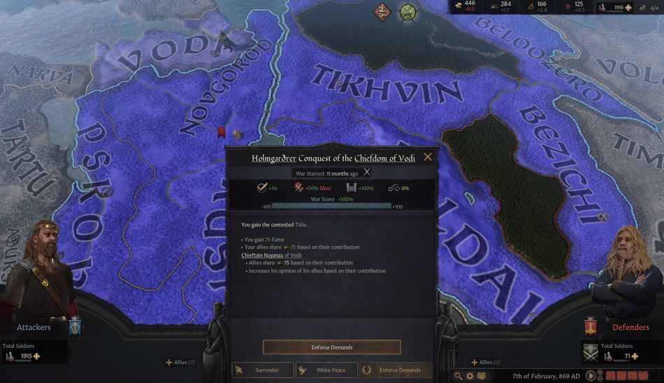 داستان بازی Crusader Kings III