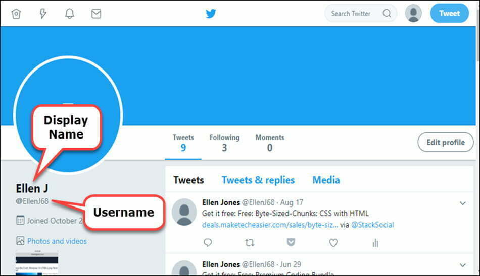 نحوه تغییر Username توییتر