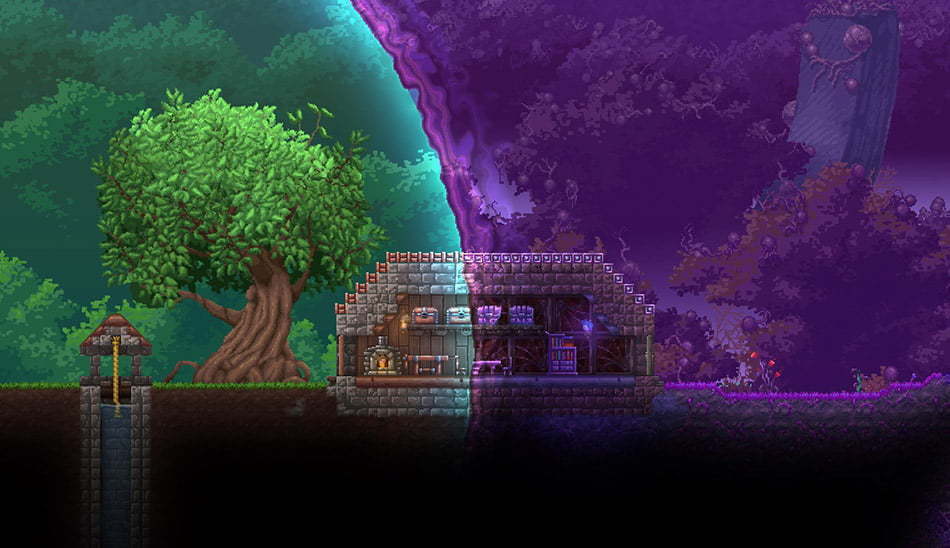 گیم پلی بازی Terraria / دانلود بازی Terraria