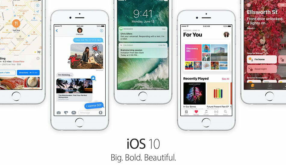 iOS 10/ تاریخچه سیستم عامل iOS