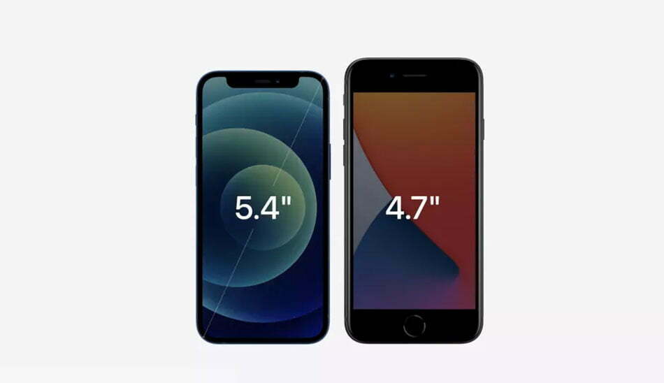 iPhone-12-mini-VS-iPhone-SE/مقایسه Iphone 12 Mini و Iphone SE