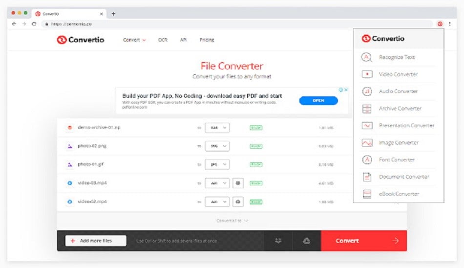 تبدیل فرمت آنلاین فایل / تبدیل آنلاین mp4 به mpeg