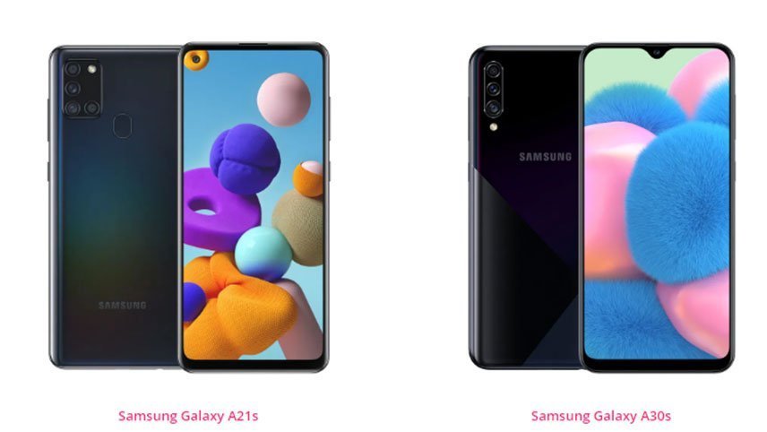 Galaxy-A21s-vs-A30s.1/مقایسه گوشی سامسونگ گلکسی a21s با سامسونگ گلکسی a30s