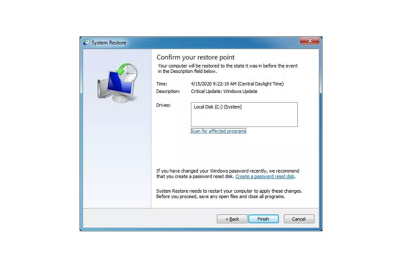 System Restore in Windows / ری استور ویندوز 10