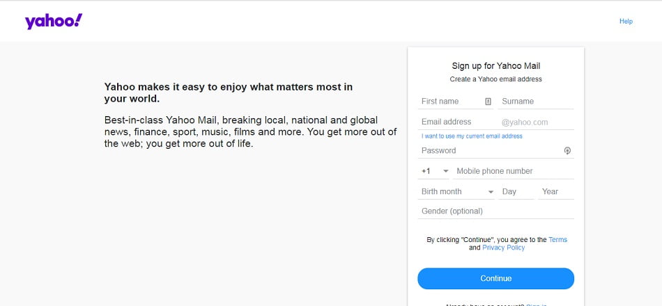 ساخت اوتلوک/Yahoomail-2