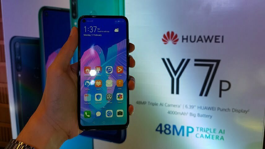 مشخصات فنی گوشی هواوی Y7p