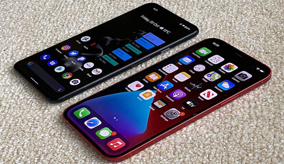 مقایسه گوشی موبایل آیفون 12 اپل با گوگل پیکسل 5