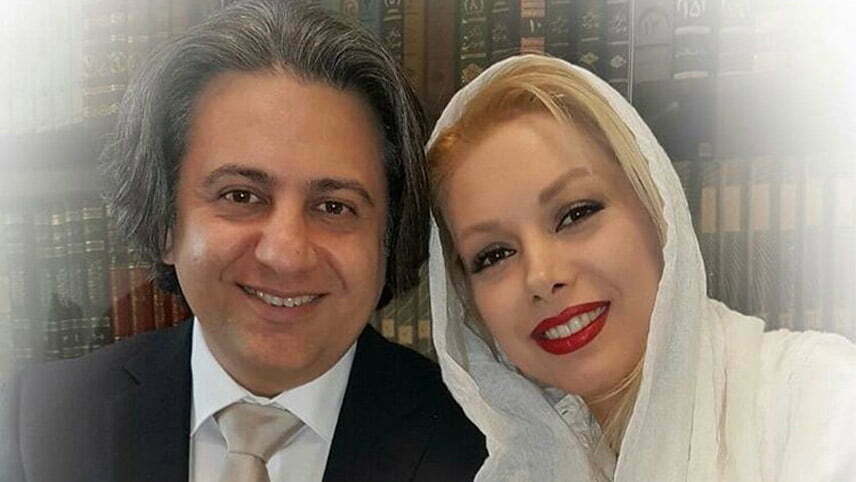 افشین یداللهی و همسرش