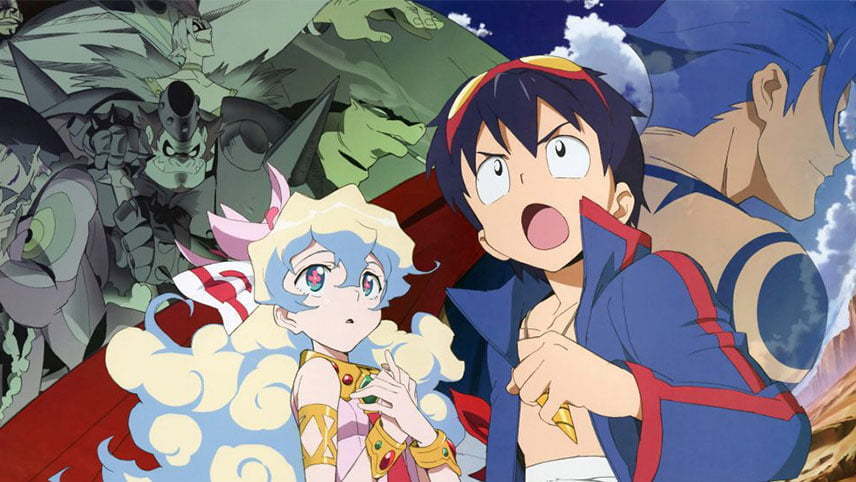 بهترین انیمه های جنگی - Gurren Lagann (گورن لاگان)