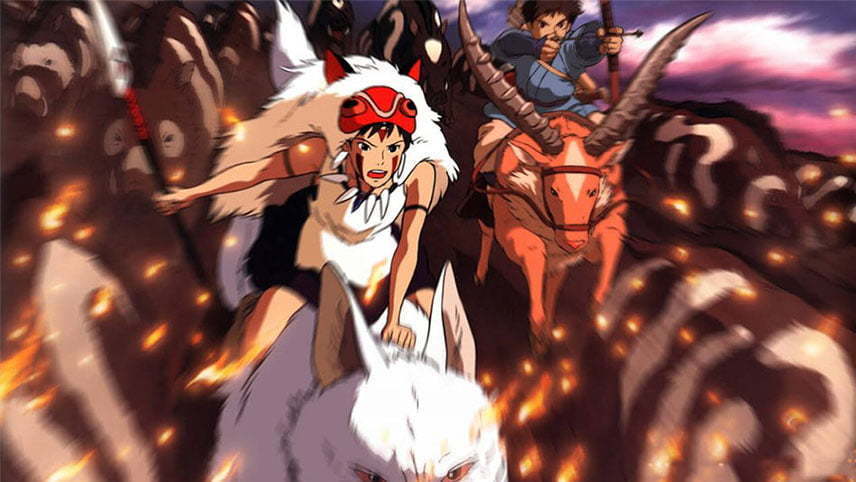 انیمه های جنگی معروف - Princess Mononoke (شاهزاده مونونوکه)