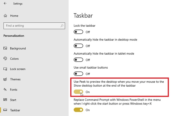 نوار وظیفه ویندوز - taskbar کامپیوتر