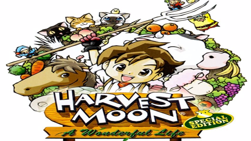 بازی harvest moon a wonderful life