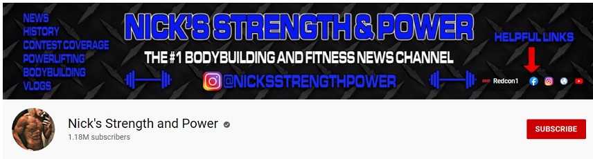 بهترین کانال یوتیوب دنیا - Nick’s Strength and Power