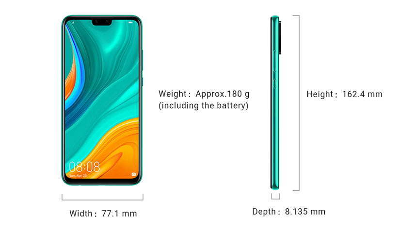 Huawei-Y8s.3/بررسی گوشی y8s