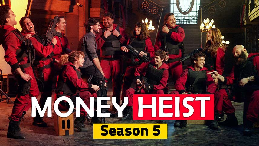 برترین سریال های 2021 - فصل پنجم سریال Money Heist
