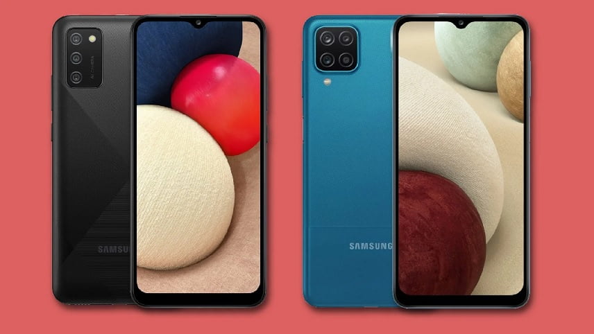 مقایسه سامسونگ A02s با a12