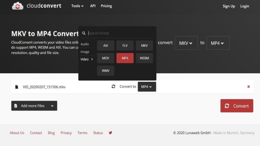 سایت تبدیل MKV به MP4