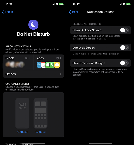 حالت do not disturb