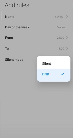 حالت do not disturb