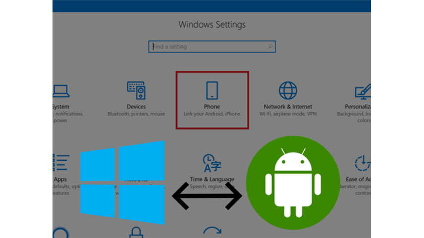 قابلیت link to windows