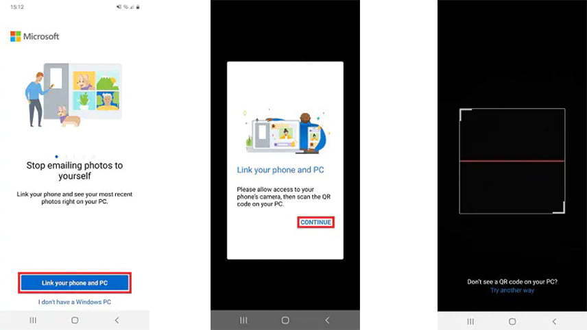 لینک به windows